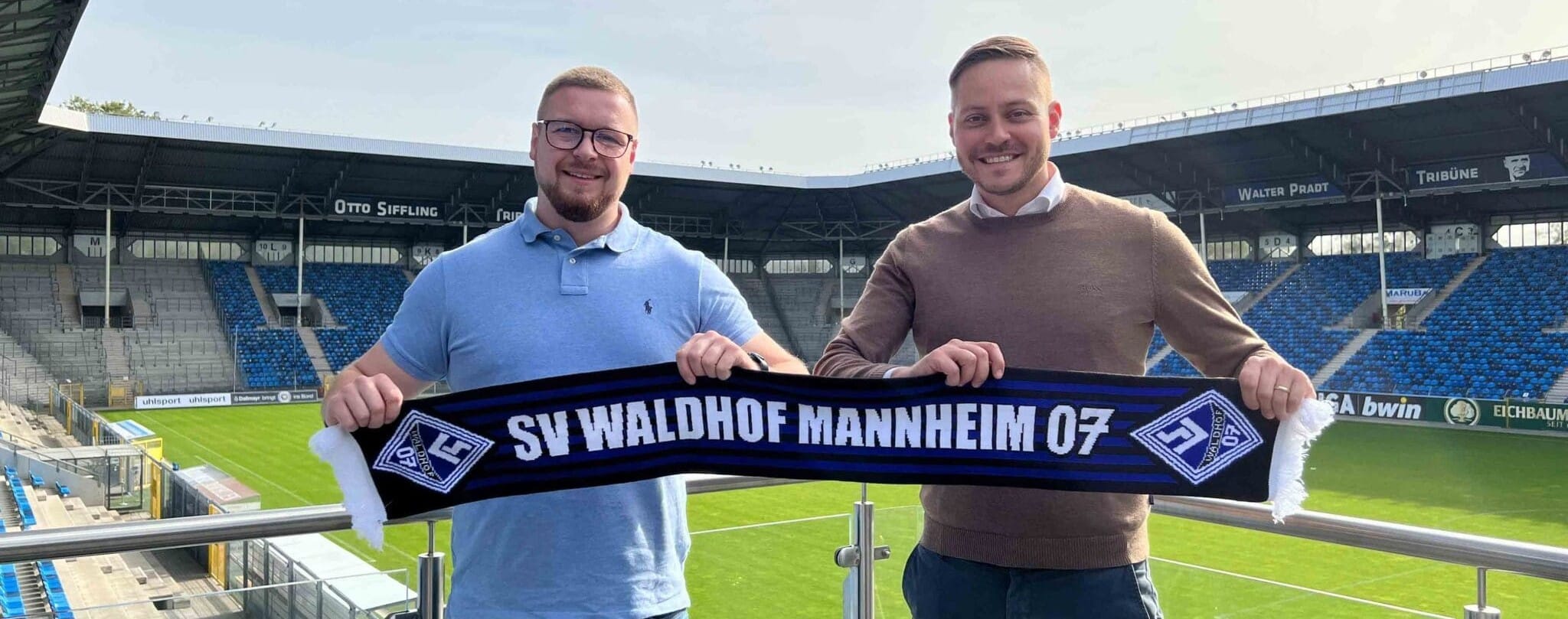 IT-Tradition trifft Fußball-Tradition: Partnerschaft mit dem SV Waldhof Mannheim